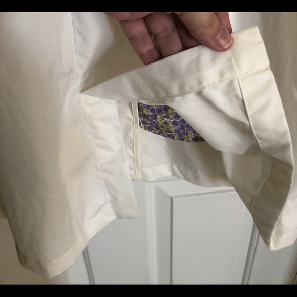 Land’s End NWOT ivory rain coat - Picture 11 of 16